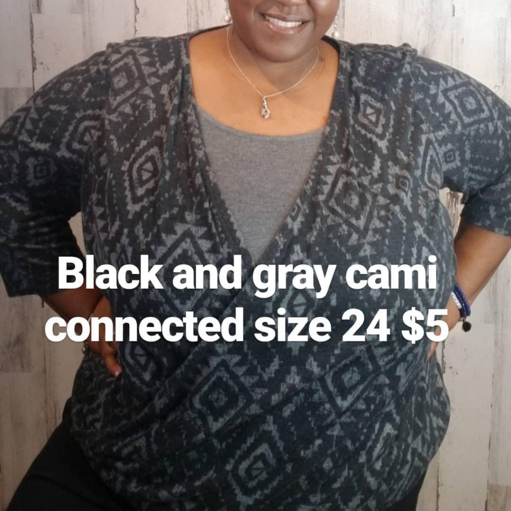 Black and Grey top